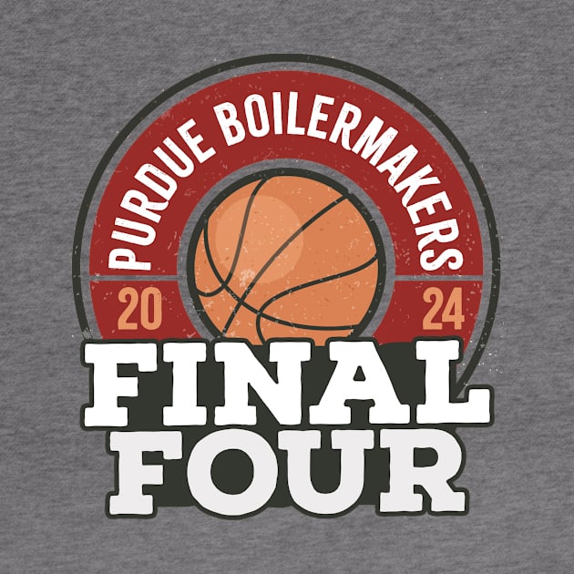 Purdue Boilermakers Final Four 2024 Red by mnd_Ξkh0s